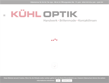 Tablet Screenshot of kuehl-optik.de